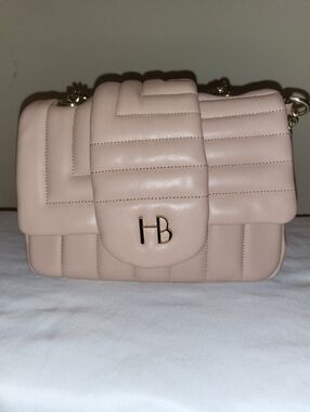 henri bendel Quilted Shoulder Bag in Blush Pink